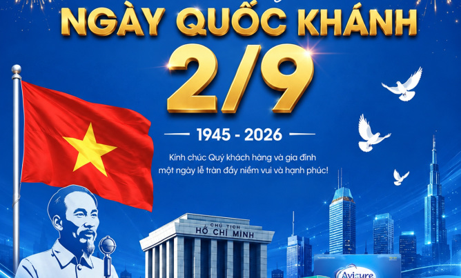 Avisure chúc mừng Quốc khánh 2/9 – Tự hào Việt Nam, vững bước tương lai